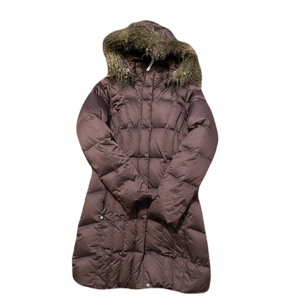 Eddie Bauer European Duck Down Winter Jacket with removable Hood